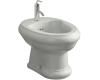 Kohler Revival K-4833-W2 Earthen White Bidet with Single-Hole Faucet Drilling