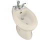 Kohler San Tropez K-4854-47 Almond Bidet with Plumb for Vertical Spray Bidet Faucet