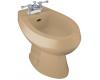 Kohler Amaretto K-4876-33 Mexican Sand Bidet with Single-Hole Faucet Drilling