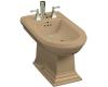 Kohler Memoirs K-4886-33 Mexican Sand Bidet with Plumb for Vertical Spray Bidet Faucet