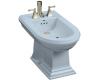 Kohler Memoirs K-4886-6 Skylight Bidet with Plumb for Vertical Spray Bidet Faucet