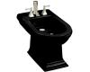 Kohler Memoirs K-4886-7 Black Black Bidet with Plumb for Vertical Spray Bidet Faucet