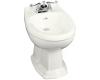 Kohler Portrait K-4896-0 White Bidet with Plumb for Horizontal Spray Bidet Faucet