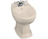 Kohler Portrait K-4896-55 Innocent Blush Bidet with Plumb for Horizontal Spray Bidet Faucet