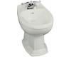 Kohler Portrait K-4896-W2 Earthen White Bidet with Plumb for Horizontal Spray Bidet Faucet