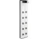 Kohler BodySpa K-1000-H2-CW Polished Chrome Bodyspa Ten-Jet Tower with White Accents