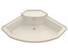 Kohler BodySpa K-1025-H2-47 Almond Bodyspa Eight-Jet System Corner Footbath