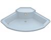 Kohler BodySpa K-1025-H2-6 Skylight Bodyspa Eight-Jet System Corner Footbath