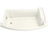 Kohler BodySpa K-1035-H2-96 Biscuit Bodyspa Eight-Jet System Alcove Footbath with Left-Hand Drain