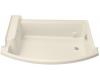 Kohler BodySpa K-1036-H2-47 Almond Bodyspa Eight-Jet System Alcove Footbath with Right-Hand Drain