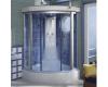 Kohler BodySpa K-5162-L-SS Satin Silver Bodyspa Corner Enclosure