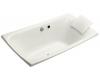 Kohler Escale K-11343-G-0 White BubbleMassage Bath Tub