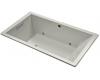 Kohler Underscore K-1173-GCR-95 Ice Grey 5.5' Acrylic Bubblemassage Bath with Chromatherapy