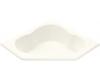 Kohler Sojourn K-1244-GTF-96 Biscuit BubbleMassage Bath Tub with Integral Flange