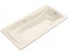 Kohler Mariposa K-1257-G-47 Almond Mariposa 6' BubbleMassage Bath Tub