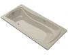 Kohler Mariposa K-1257-GLF-G9 Sandbar Mariposa 6' BubbleMassage Bath Tub with Integral Flange and Left-Hand Drain