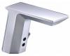 Kohler K-13466-VS Vibrant Stainless Geometric Touchless Deck-Mount Faucet with Temperature Mixer