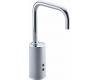 Kohler K-13472-CP Polished Chrome Gooseneck Touchless Deck-Mount Faucet with Temperature Mixer