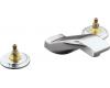 Kohler Taboret K-8212-K-CP Polished Chrome Widespread Lavatory Commercial Faucet, Requires Handles