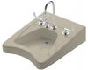 Kohler Morningside K-12634-L-G9 Sandbar Wheelchair Lavatory with 11-1/2" Centers and Soap Dispenser Drilling on Left