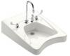 Kohler Morningside K-12634-R-0 White Wheelchair Lavatory with 11-1/2" Centers and Soap Dispenser Drilling on Right