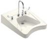 Kohler Morningside K-12634-R-96 Biscuit Wheelchair Lavatory with 11-1/2" Centers and Soap Dispenser Drilling on Right