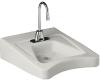 Kohler Morningside K-12636-L-0 White Wheelchair Lavatory with 4" Centers and Soap Dispenser Drilling on Left