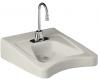 Kohler Morningside K-12636-R-96 Biscuit Wheelchair Lavatory with 4" Centers and Soap Dispenser Drilling on Right