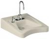 Kohler Morningside K-12638-L-47 Almond Wheelchair Lavatory with Single-Hole Drilling and Soap Dispenser Drilling on Left