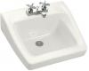 Kohler Chesapeake K-1728-0 White Wall-Mount Lavatory with 4" Centers