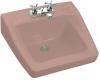 Kohler Chesapeake K-1728-45 Wild Rose Wall-Mount Lavatory with 4" Centers