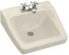 Kohler Chesapeake K-1728-47 Almond Wall-Mount Lavatory with 4" Centers