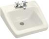 Kohler Chesapeake K-1728-96 Biscuit Wall-Mount Lavatory with 4" Centers