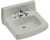 Kohler Greenwich K-2030-L-95 Ice Grey Wall-Mount Lavatory with 8" Centers and Soap Dispenser Drilling on Left