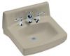 Kohler Greenwich K-2030-R-G9 Sandbar Wall-Mount Lavatory with 8" Centers and Soap Dispenser Drilling on Right