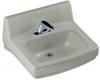 Kohler Greenwich K-2032-L-95 Ice Grey Wall-Mount Lavatory with 4" Centers and Soap Dispenser Drilling on Left