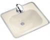 Kohler Tahoe K-2890-4-47 Almond Metal Frame Lavatory with 4" Centers