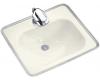 Kohler Tahoe K-2890-4-96 Biscuit Metal Frame Lavatory with 4" Centers