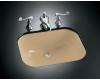 Kohler Tahoe K-2890-4U-33 Mexican Sand Undercounter Lavatory with Oversized 4" Centers