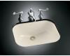 Kohler Tahoe K-2890-4U-47 Almond Undercounter Lavatory with Oversized 4" Centers