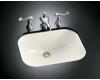 Kohler Tahoe K-2890-4U-96 Biscuit Undercounter Lavatory with Oversized 4" Centers