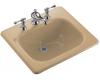 Kohler Tahoe K-2895-1-33 Mexican Sand Self-Rimming Lavatory with Single-Hole Faucet Drilling