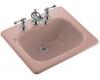 Kohler Tahoe K-2895-1-45 Wild Rose Self-Rimming Lavatory with Single-Hole Faucet Drilling