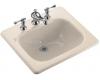 Kohler Tahoe K-2895-1-55 Innocent Blush Self-Rimming Lavatory with Single-Hole Faucet Drilling