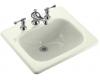 Kohler Tahoe K-2895-1-NG Tea Green Self-Rimming Lavatory with Single-Hole Faucet Drilling