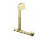 Kohler Clearflo K-7148-AF-PB Polished Brass 1-1/2" Contoured Pop-Up Drain and Overflow for Above- or Through-The-Floor Installation