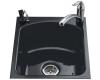 Kohler Napa K-5848L-1-33 Mexican Sand Tile-In Entertainment Sink with Single-Hole Faucet Drilling at Left