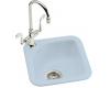 Kohler Sorbet K-5901-1-6 Skylight Self-Rimming Entertainment Sink with Single-Hole Faucet Drilling