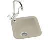 Kohler Sorbet K-5901-1-G9 Sandbar Self-Rimming Entertainment Sink with Single-Hole Faucet Drilling