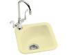 Kohler Sorbet K-5901-1-Y2 Sunlight Self-Rimming Entertainment Sink with Single-Hole Faucet Drilling